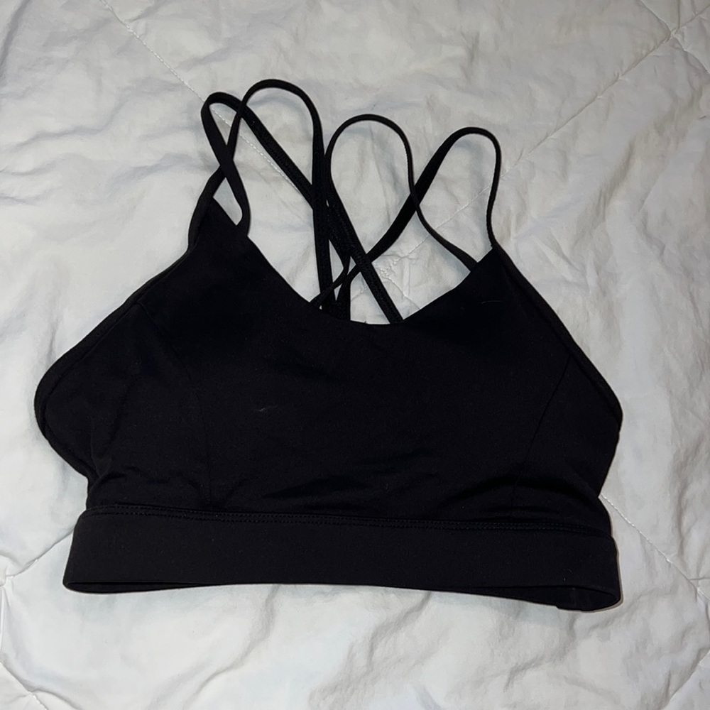 Black Sports Bra